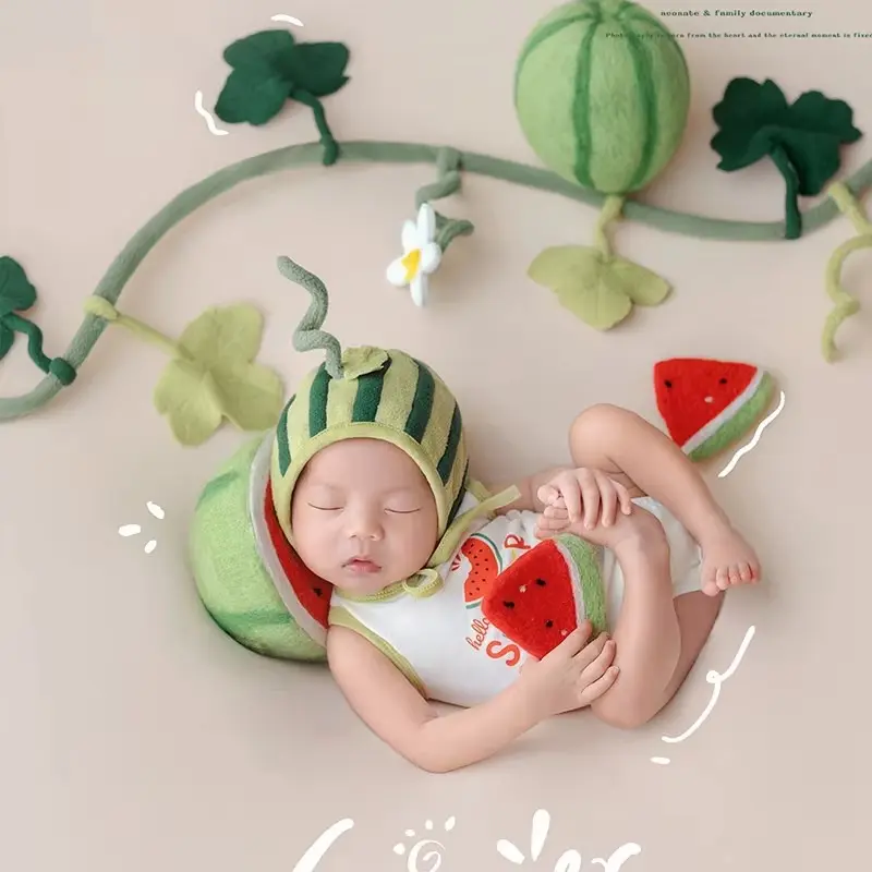 Watermelon Theme Set - Newborn Photography Props - Image 2